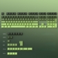 Matcha 104+30 Keys OEM Profile PBT Doubleshot Side Legends Keycaps Set for MX Keyboard